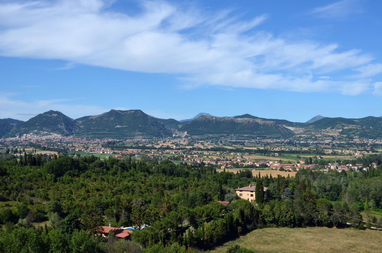 Agriturismo Villa Mozart Nel Verde 古比奥 外观 照片